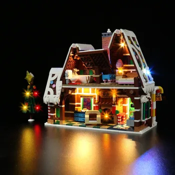 LED Svetlo Svieti Na 10267 Vianočný Darček Stavebné Bloky (Č Model Tehly)