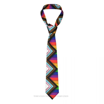 LGBTQ Vlajka Gay Pride LGBT Lásky Nový 3D Tlač Kravatu 8 cm Široký Polyester Kravata Tričko Príslušenstvo Party Dekorácie
