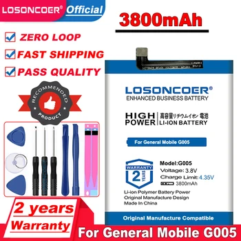 LOSONCOER 3800mAh Batérie Pre Všeobecné Mobile G005 Batérie