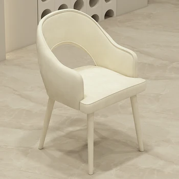 Luxusné Späť Jedálenské Stoličky Biele Moderné Nordic, Spálne, Jedálenské Stoličky Office Obývacia Izba Sedie Da Pranzo Domu, Príslušenstvo