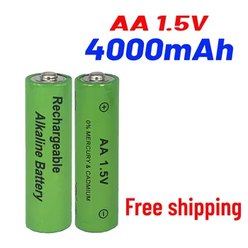 Marke AA akku 4000mah 1,5 V Neue Alkalischer batery pre led svetlo spielzeug mp3 + Kostenloser versand