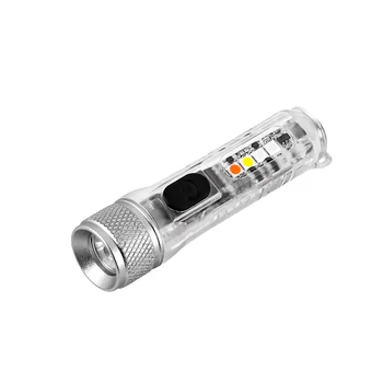 Mini T20 LED Baterka Prenosné Pracovné Svetlo USB Nabíjateľné Svietidlo Magnetické Upozornenie Camping Baterka