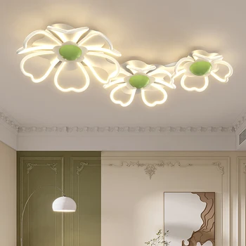 Moderné, Jednoduché, Obývacia Izba, LED Stropné svietidlo Tvorivé Dinging Izba Štúdia Schodisko Osvetlenie Romantická Spálňa Kvet Stropné Svetlá