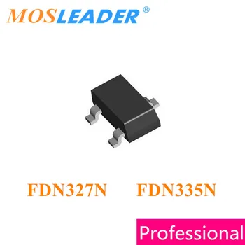 Mosleader FDN327N FDN335N SOT23 3000PCS N-Kanál 20V FDN327 FDN335 Vyrobené v Číne Vysokej kvality Mosfets