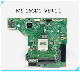 MS-16GD VER 1.1 základná doska Pre MSI GE60 CR60 GP60 CX61 CR61 2M MS-16GD1 notebook doske UMA HD4600 HM86 DDR3 100% test ok