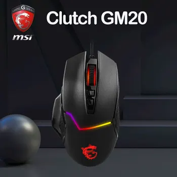 MSI Spojka GM20 Herná Myš Ergonomický Káblové pripojenie Hernej Myši RGB Osem Tlačidlo Usb Pre Notebook PC Gamer