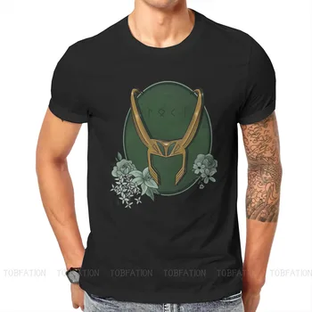 Mytológiu Loki Boh Neplechu Tričko Retro Punk pánske Oblečenie, Topy Veľké Bavlny O-Neck T Shirt