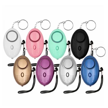 Najlepší Predajca Núdzové Anti Vlk Útok Bezpečnostný Alarm Zariadenie Mini SOS Osobné Alarm Keychain s Led Svetlom