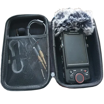 Najnovšie Pevný EVA Cestovné Účtovná Skladovanie Vrecko pre TASCAM X8 Profesionálny Audio Rekordér Prenosné Prípade Mikrofón Ochrany Tašky