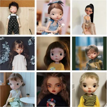 Nana BJD-Muñeca de resina para niñas, accesorios de manualidades, bonita muñeca hriech maquillaje, muñeca desnuda, regalo, novedad