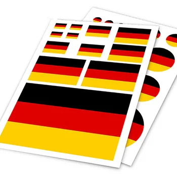 Nemčina Deutsch Vlajkou Nemecka DE Ho Auto, Auto, Motocykel, Obtisky Nastaviť Nálepky Stieracie Kryt Ipad Notebook Notebook Handy Auto Styling
