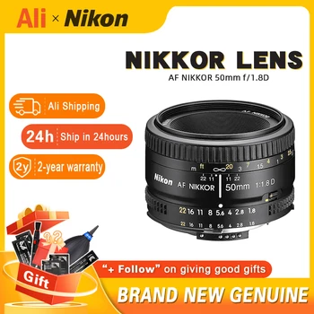Nikon AF NIKKOR 50mm f/1.8 D Objektív pre Nikon digital SLR fotoaparát d850 d500 d7100 d5300 d7500 full-frame štandardné fixed-focus objektív