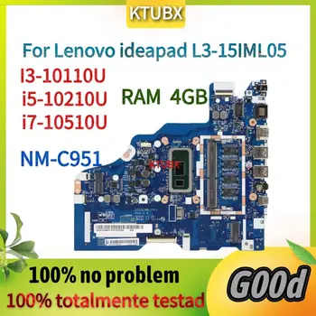 NM-C951 Doske.Pre Lenovo Ideapad L3-15IML05 Notebook Doske.S I3 I5 I7 10. Gen a CPU, 4GB RAM.100% Test Práca