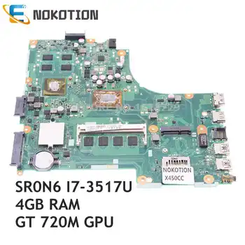 NOKOTION X450CC základná DOSKA Pre ASUS X459CC X450CC X450C X450 Notebook Doske SR0N6 I7-3517 CPU+4GB RAM+ GT720M GPU