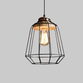 Nordic Moderných Priemyselných Prívesok lampa Železa vnútorné osvetlenie Tvorivej Kuchyne, Reštaurácie, Hotelový Krytý E27 Visí lampa
