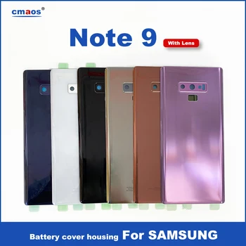 Nová Batéria Zadný Kryt Pre Samsung Galaxy Note 9 N960 Batérie Zadný Kryt Skla, Zadné Dvere, S Kamerou