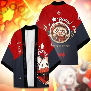 Nová Hra Genshin Vplyv 3D Tlač Voľné Oblečenie, Kabáty Cosplay Kostýmy Muži Ženy Bundy Plášť Kimono Pyžamá