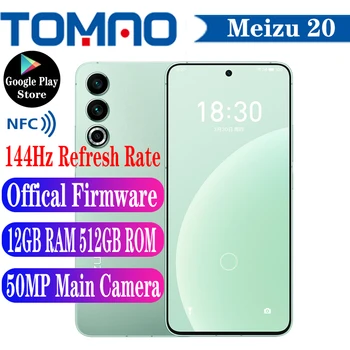 Nové Meizu 20 5G Mobilný Telefón Flyme 10 6.55
