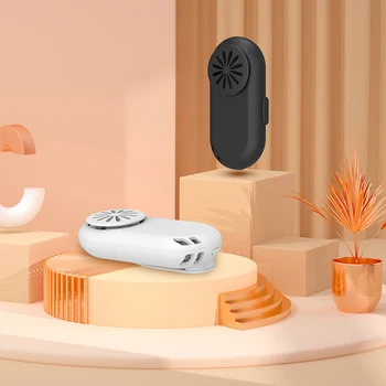 Nové Prenosné Prenosné Čistenie Vzduchu Maska Ventilátor Inteligentné Anti-haze Ventilátor USB Nabíjanie Mini Výfukových Klip Malých Fanúšikov Letných Dodávky