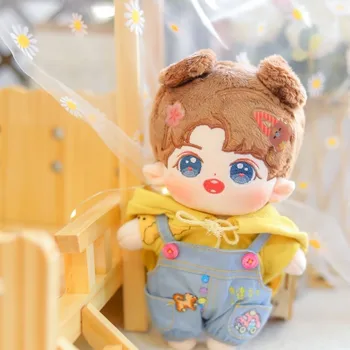 Nový 20 cm Plyšové Bábika Idol Plnené Super Star Obrázok Bábiky S Vlasmi Bavlna Baby Doll Hračky Plushies YiBo Fanúšikov Kolekcie Darček