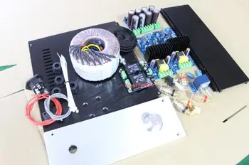 Nový zosilňovač DIY Kit L15D Power amp doska + krabica + transformátor + PSU + Ochrana