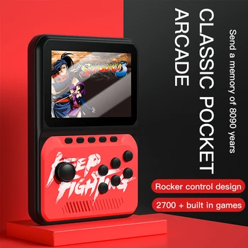 NX-35 Retro Mini Elektronické Hry 3,5-Palcový Herný ovládač Macaron Retro Video Hry, Arkádovej Hry 2700 6 Virtuálnych Zariadení