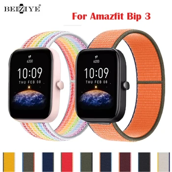 Nylon Watchband Pre Amazfit His 3 Šport Popruh Náramok Smartwatch Watchband Pre Amazfit His 3 Elastické Náramky Náhradné