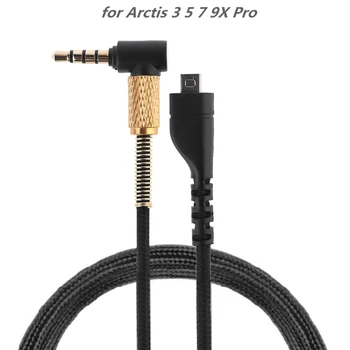 Náhradné 3,5 mm Herné Headset Kábel 78inch pre Arctis 3 5 7 9 X Pro