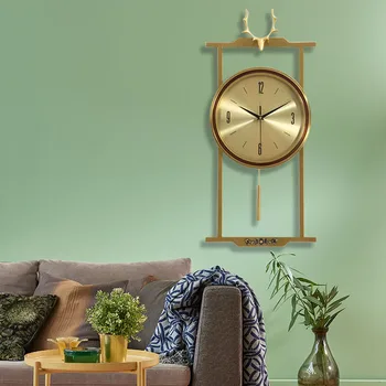 Nástenné hodiny Nordic jeleň hlavu luxusné nástenné hodiny stlmiť domov obývacia izba nástenné hodiny Jane krásne moderné módne kreatívne hodiny