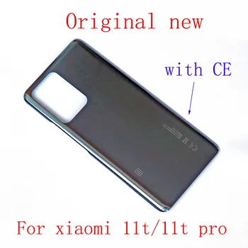 Originálne Sklenené Veko Späť Kryt Batérie Dvere Bývanie Zadné Prípade Lepidlo Pre Xiao 11T Mobile Náhradné diely