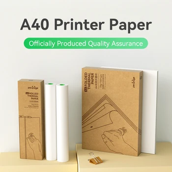 PeriPage Pôvodného Tepelného Papiera A4 210mm Termálny Fax Papier Dlhú Dobu 15 Rokov Uchovávanie Typ Papiera pre A40 Tlačiareň