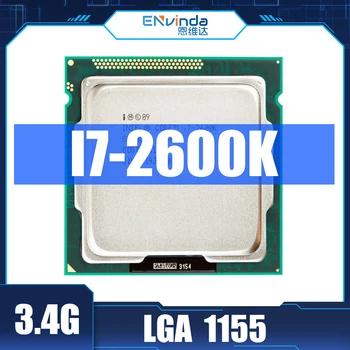 Použité Pôvodné Intel Core i7 2600K 8M/3.4 G/95W Quad Core Procesor 5GT/S SR00C LGA 1155 ZÁSUVKY i7-2600K Podporu H61 Doska