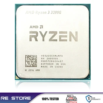 Používa AMD Ryzen 3 R3 3200G 3.6 GHz Quad-Core Quad-Niť 65W CPU Procesor L3=4M Socket LGA AM4 B550M B550 Doska
