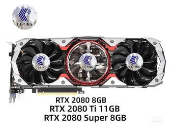 Používa NVIDIA GeForce RTX 2080 8GB RTX 2080 Super 8 GB RTX 2080 Ti 11 GB 12nm 352bit Grafické Karty GPU Viedo Karty Desktop PC