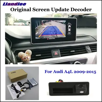 Pre Audi A4 B8, 8K 2009-2016 Auto Pôvodná Obrazovka Aktualizácie Systému Zadné Reverznej Parkovanie Fotoaparát Digitálny Dekodér Displej Plus