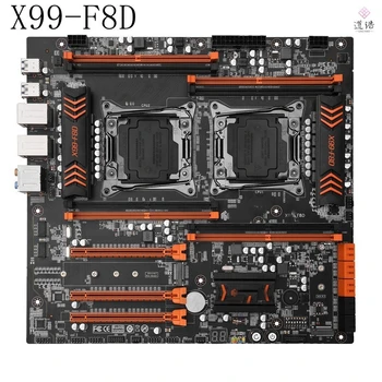Pre HUANANZHI X99-F8D Doske 256 GB Dual CPU LGA 2011-3 E5 V3 DDR4 Doske 100% Testované Plne Práce