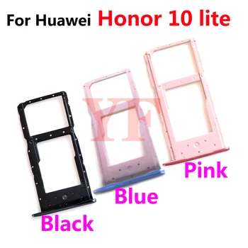 Pre Huawei honor 10 Lite 10i V10 Zobraziť 10 Slot Karty Sim Držiak Sim Kariet Zásuvky