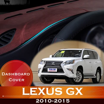 Pre Lexus GX obdobie 2010-2015 Auto Tabuli Vyhnúť Light Pad Nástroj Platformu Stôl Kryt Kožené Anti-Slip Dash Mat Príslušenstvo