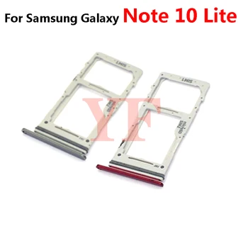 Pre Samsung Galaxy Note 10 Lite N770F Čítačkou Sim Kariet Držiteľ Dual Sim Držiak Hrací Adaptér