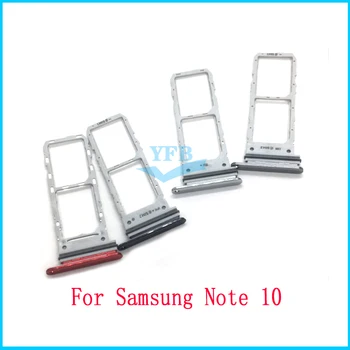Pre Samsung Galaxy Note 10 Plus 5G N970 N971 N975 Dual SIM je v Slote Karty Držiteľ Zásobník Slot Náhradný Diel
