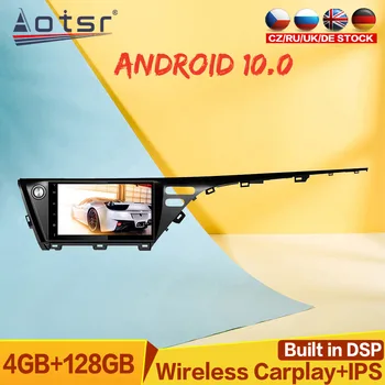 Pre Toyota Camry 2018 Auto Auto 128G Android10 Rádio Stereo magnetofón Multimediálny Prehrávač Carplay GPS Navigácie Vedúci Jednotky DSP