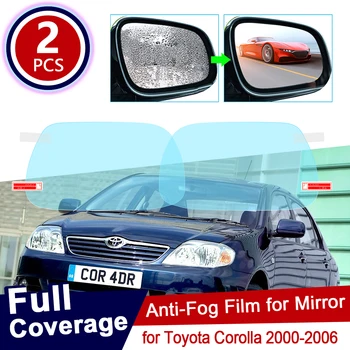 pre Toyota Corolla 2000~2006 E120 E130 120 130 Úplné Pokrytie Anti Fog Film Spätné Zrkadlo Rainproof Anti-Fog Filmy Príslušenstvo