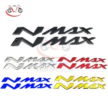 Pre YAMAHA NMAX1500CC NMAX155 Bojovník NMAX150 N-MAX Logo Chrome Motocykel 3D Nálepky Nádrž Obtlačky Nášivka Znak