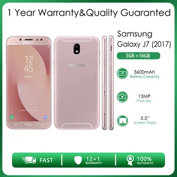 Pôvodné Odomknutý Samsung Galaxy J7 (2017) J730F 4G Octa-core 3GB RAM, 16GB ROM 13MP 5.5