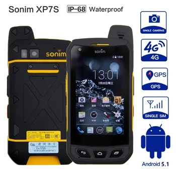 Pôvodné Sonim XP7S 4.0 Palce, 3 GB RAM, 64 GB ROM 13MP 4G LTE IP68/IP69 Nepremokavé Snapdragon 615 Mobilný Telefón PTT Smartphone