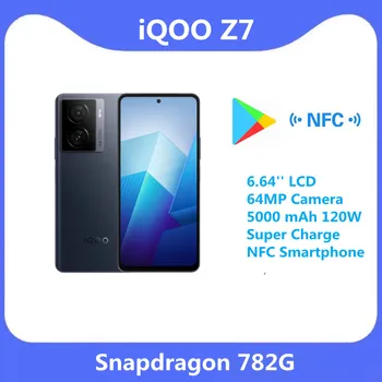 Pôvodné vivo iQOO Z7 5G Mobilný Telefón Snapdragon 782G 6.64