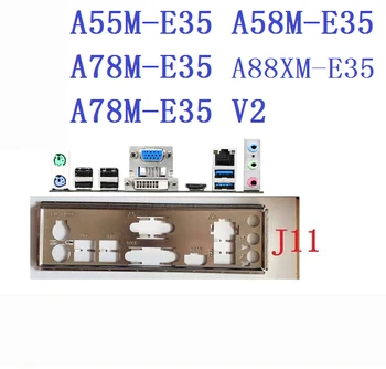 Pôvodný Pre MSI A55M-E35, A58M-E35, A78M-E35, A78M-E35 V2, A88XM-E35 I/O Shield Zadnú Dosku BackPlate Blende Držiak
