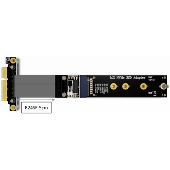 R44SF / R24SF M. 2 pre NVMe SSD Predlžovací Kábel jednotky ssd (Solid State Drive Stúpačky Karty Podpora M2 PCI Express 3.0 4.0 X4 PCI-E 32 G/bps