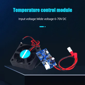 Regulácia teploty Doska Chladiaci Ventilátor Odvod Tepla Modul DC 6-70V 3-radenie Nastaviteľné Náhradné Príslušenstvo na PC Skrinky