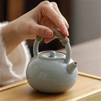 Ru Pece Kompletnú Sadu Kung Fu Čaj Nastaviť Kadidlo Sprevádzané Strane Darček Čaj Dosky Spoločnosti Obchodné Stretnutie Cestovné Čaj Nastaviť